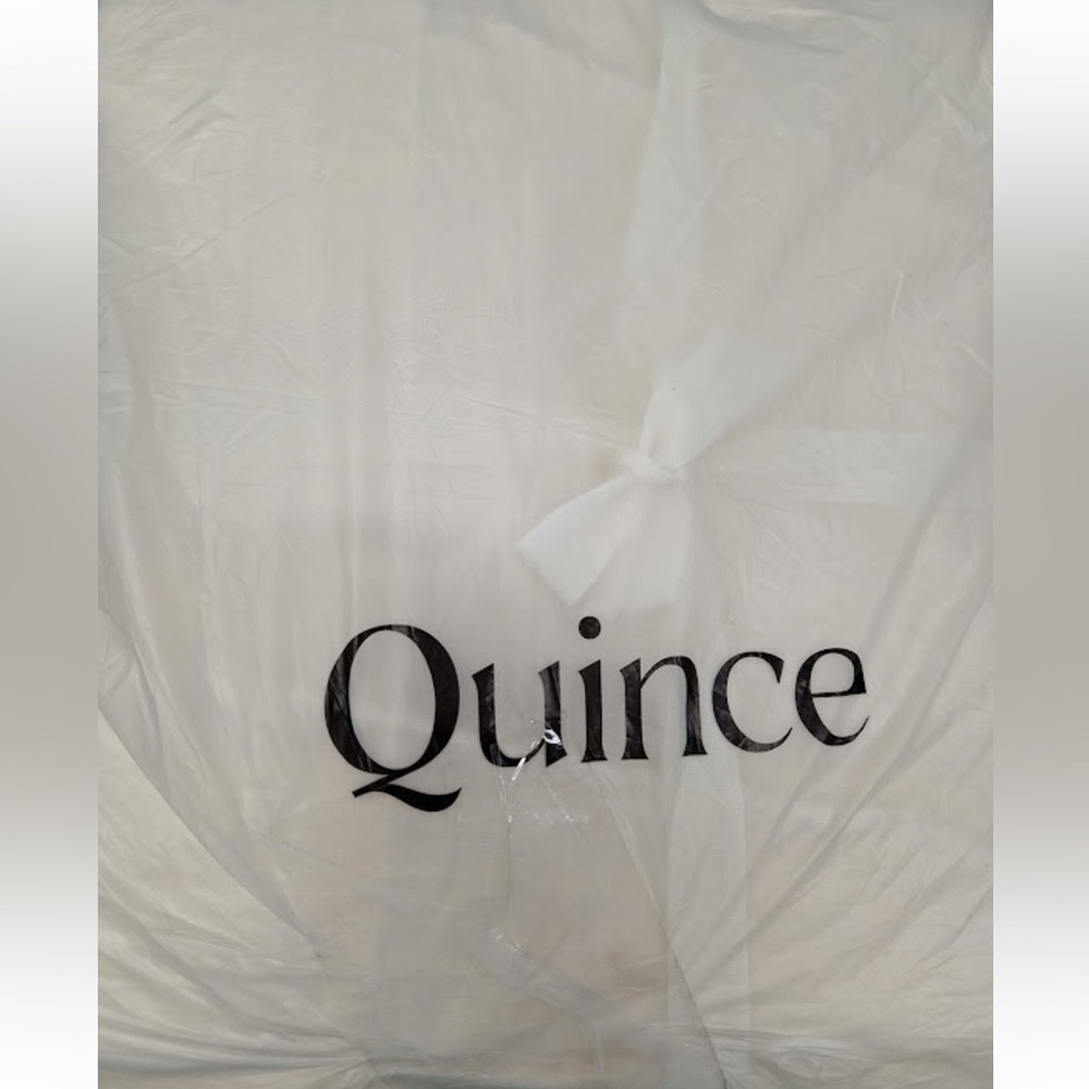 NWOT QUINCE Set Of 2 48x108 European Linen Curtains Cream 9153 - Picture 7 of 9